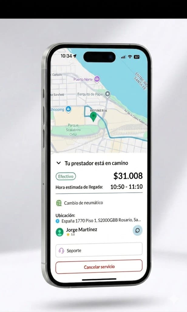 App Grubi Interfaz Rosario